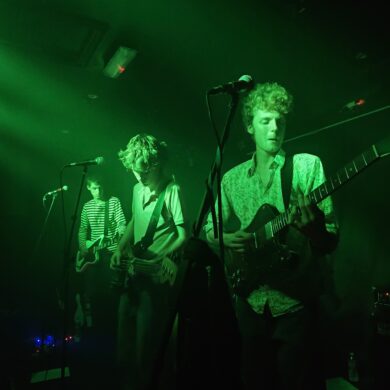 The Lounge Society onstage at The Golden Lion in Todmorden
