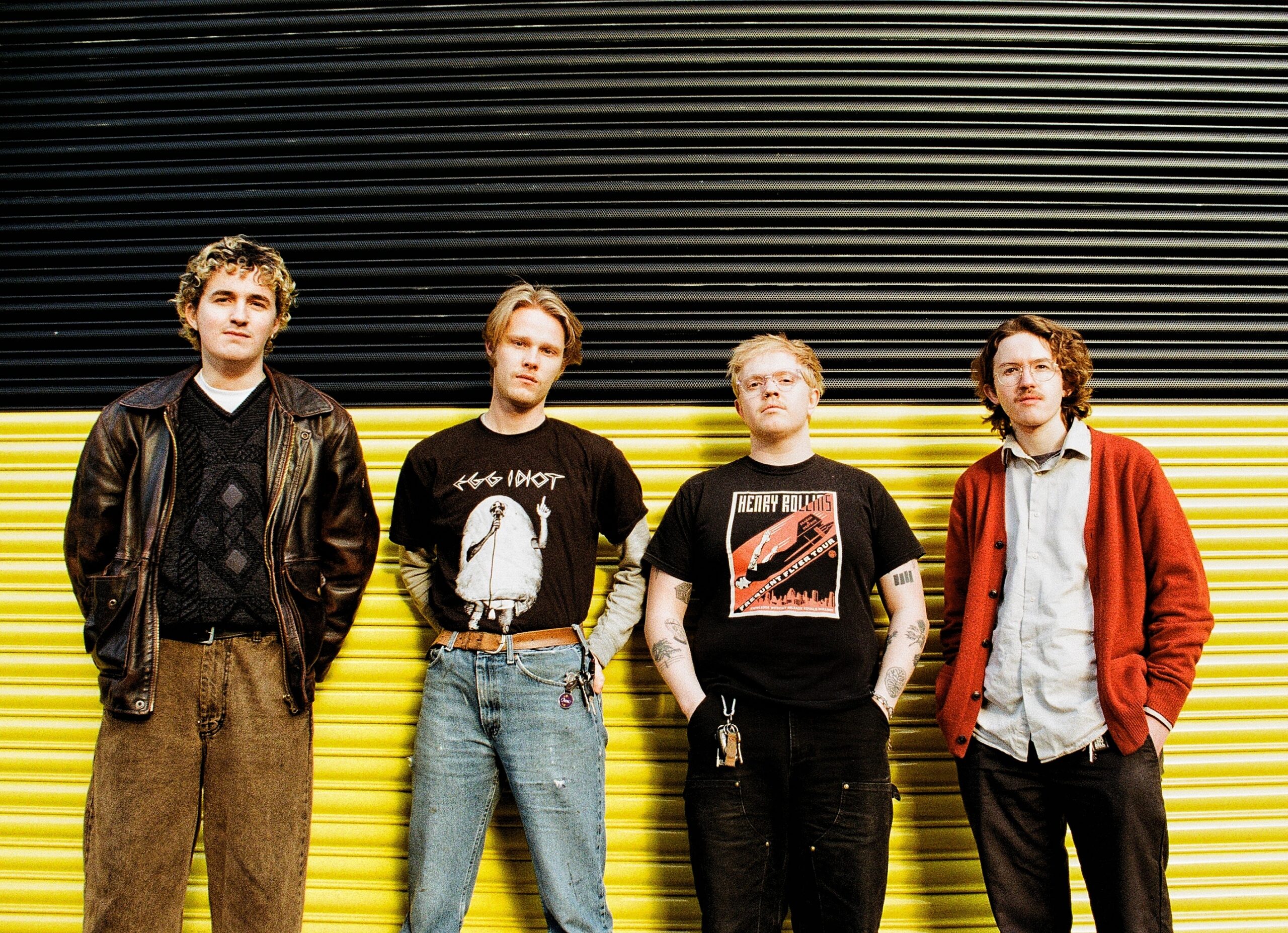 The four members of the band Wax Head