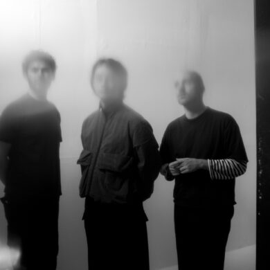 The three members of the band Chalk