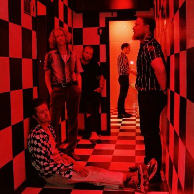 The five members of the band Avalanche Party