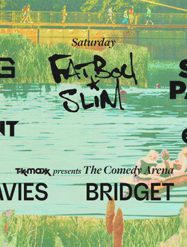 A list of names in a poster style for Latitude Festival