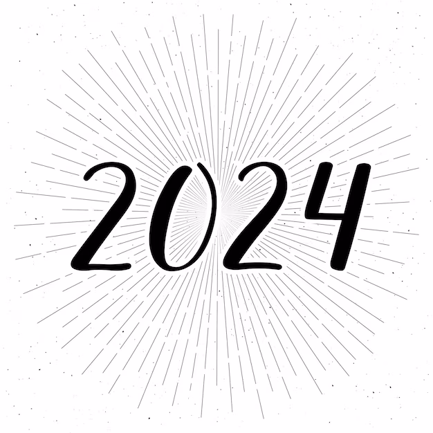 Andy Page’s Tracks Of The Year 2024 23 2024 handwritten calligraphic vector numbers black white rays stars background 527985 43