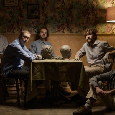 The five members of the band Moreish Idols