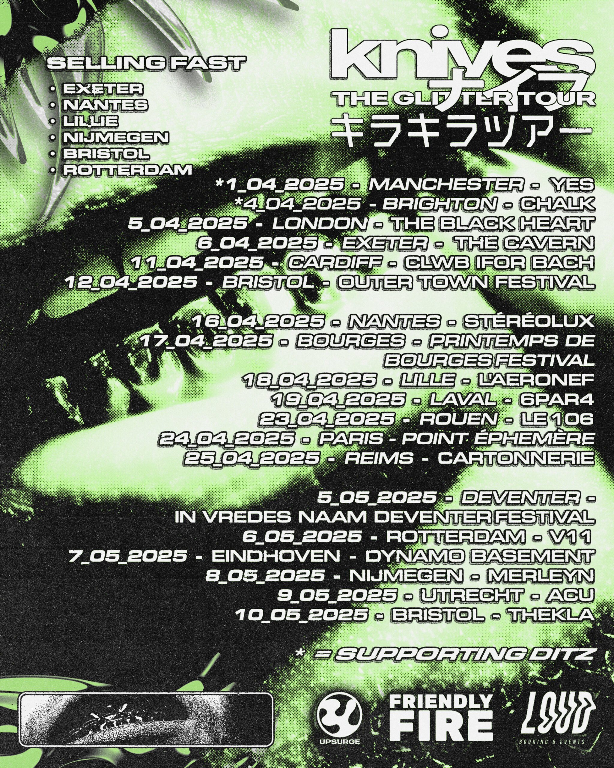 Knives tour poster