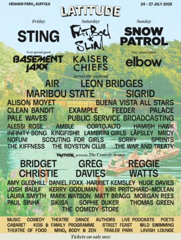 Latitude line-up poster