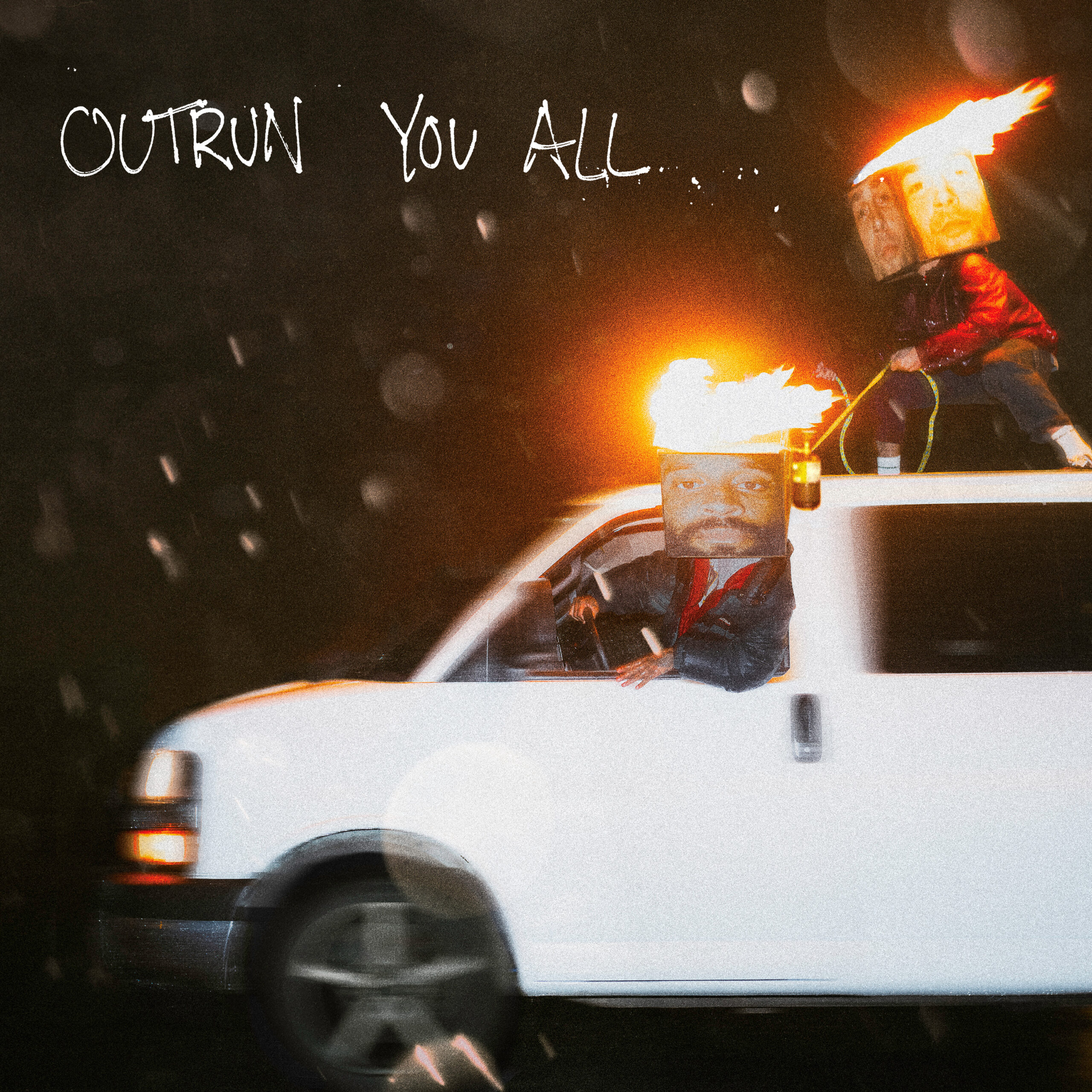 Outrun You All EP Artwork for duo House of Protection