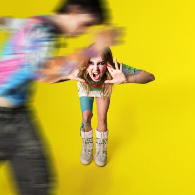 The duo of the band PUNCHBAG