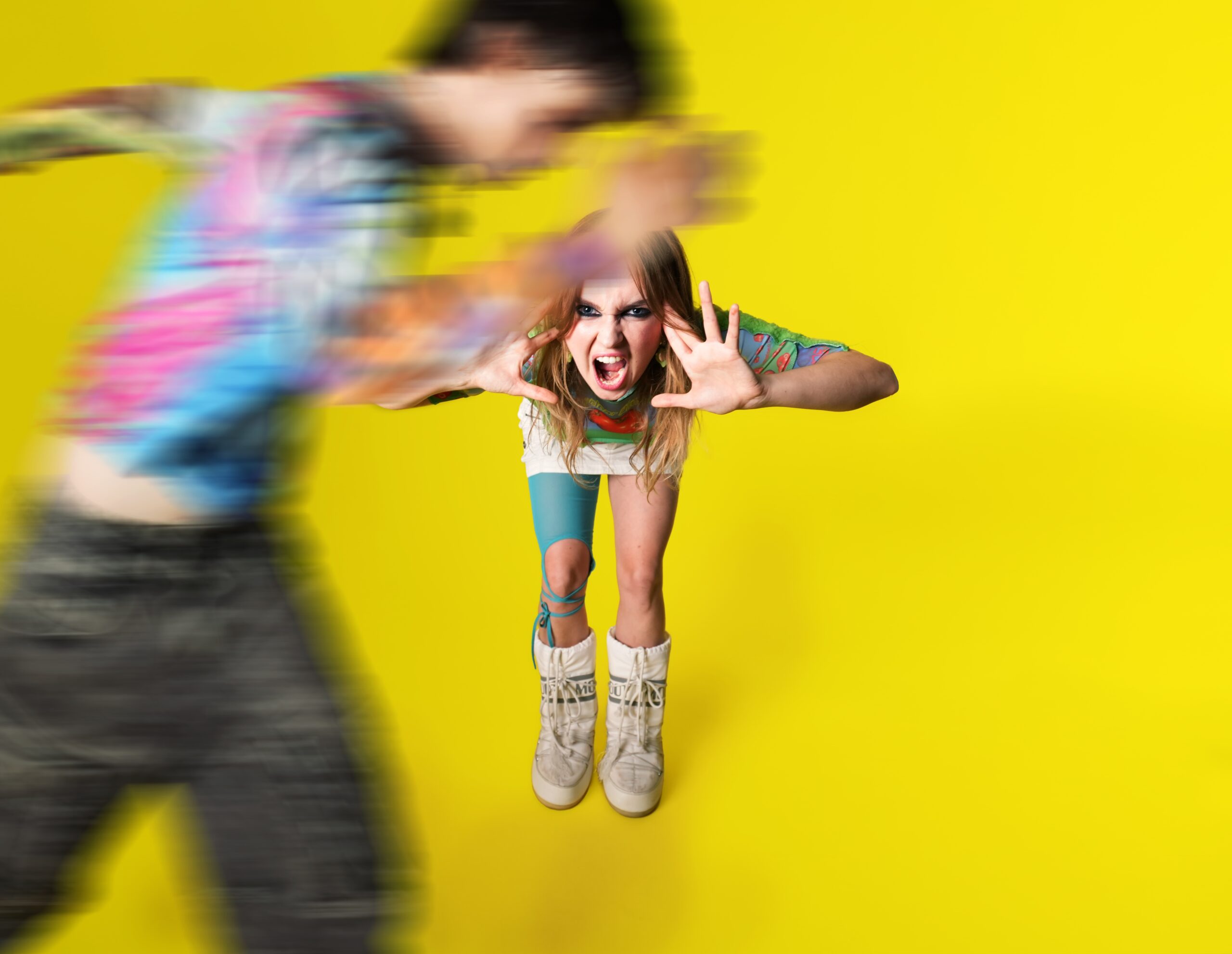The duo of the band PUNCHBAG