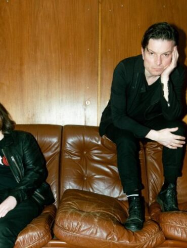 The two members of the band Benefits