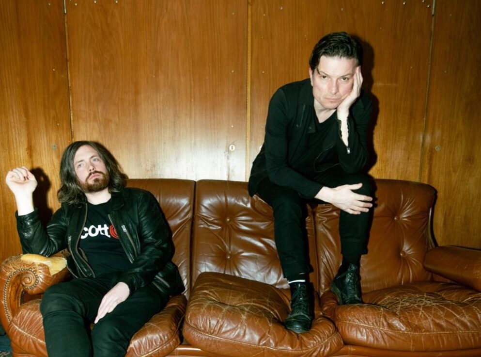 The two members of the band Benefits