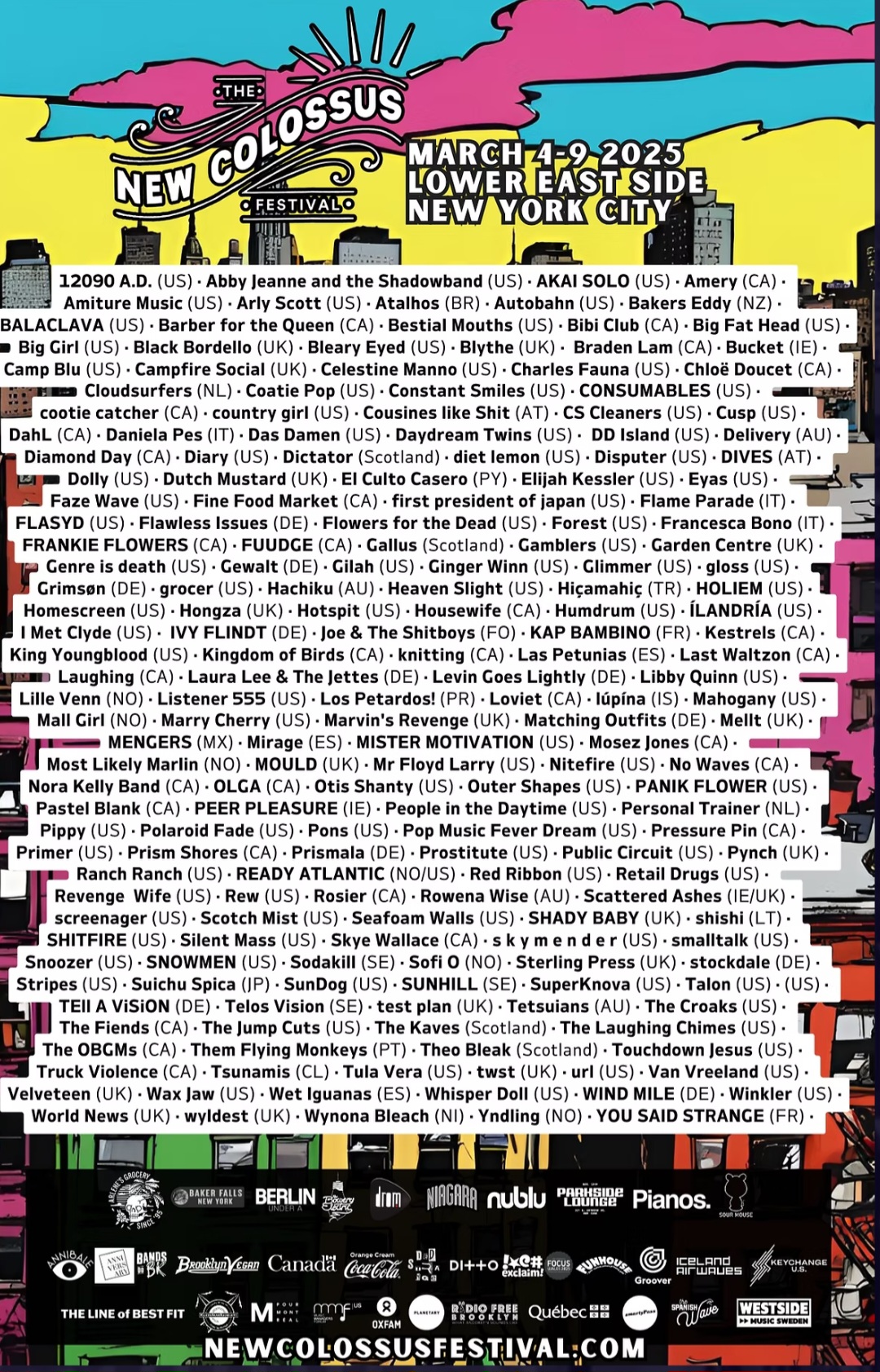 New Colossus Festival