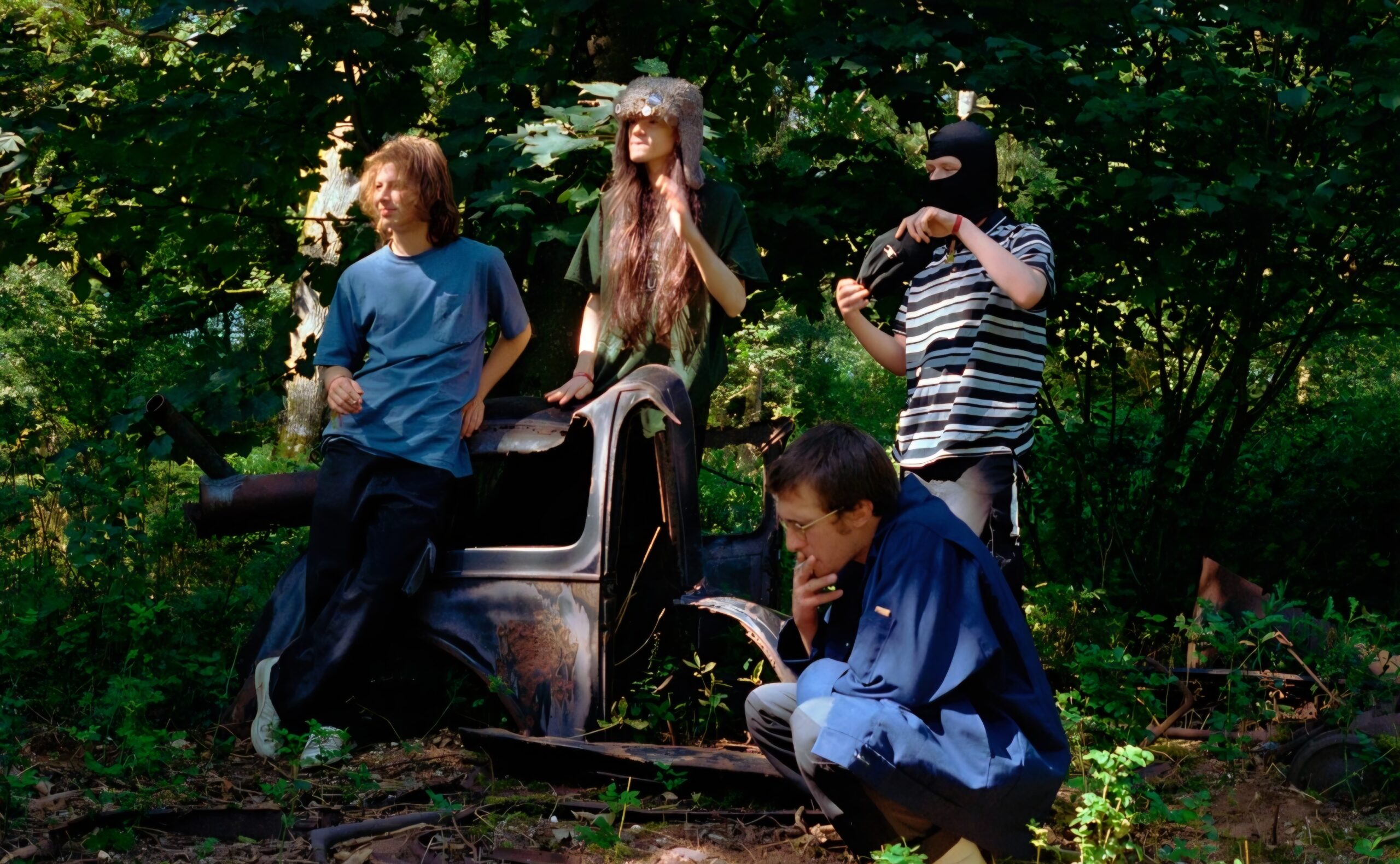 The four members of the band UNIVERSITY