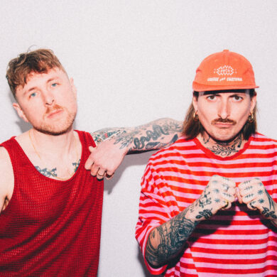 The two members of the band snake eyes