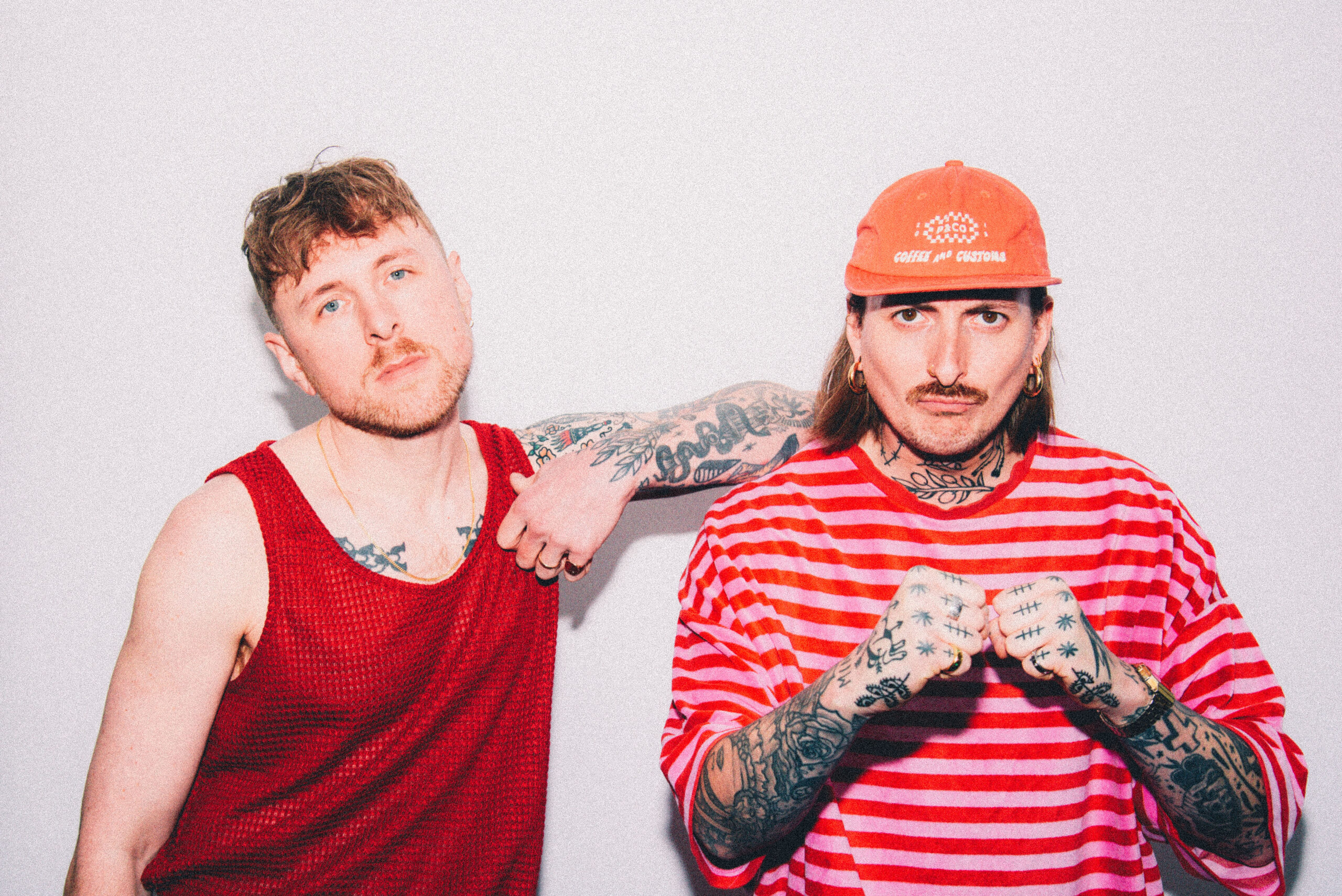 The two members of the band snake eyes