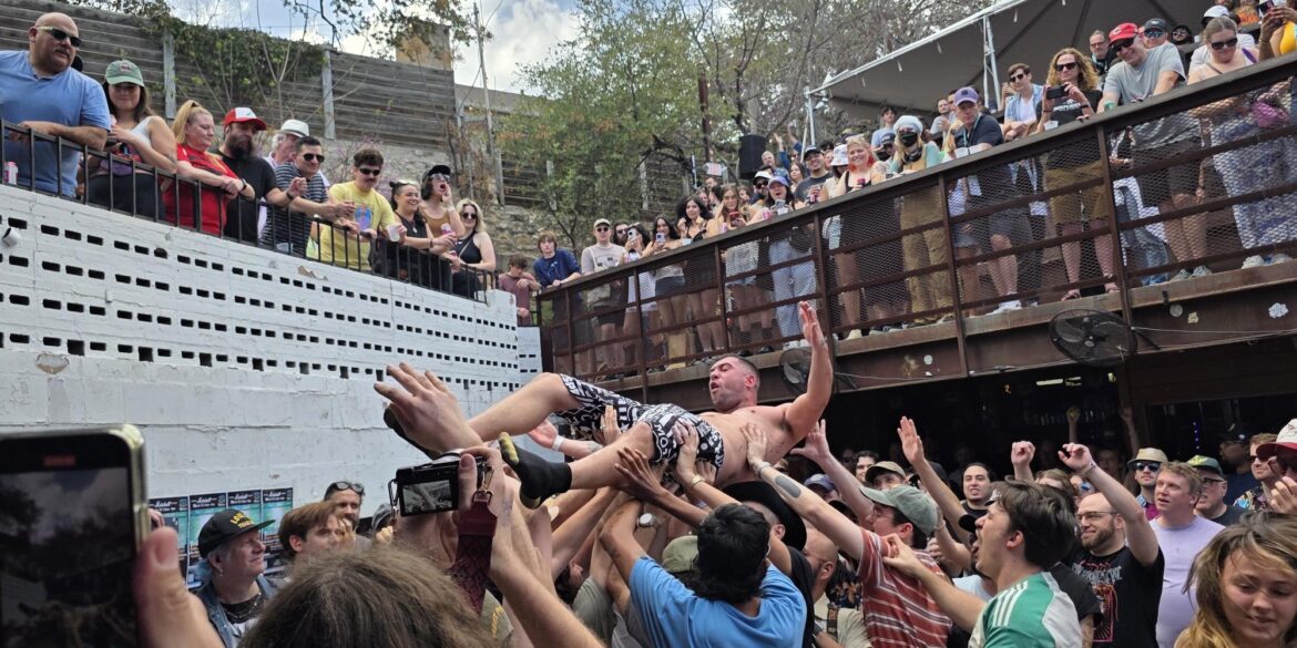Manchester band Maruja at Mohawk during SXSW