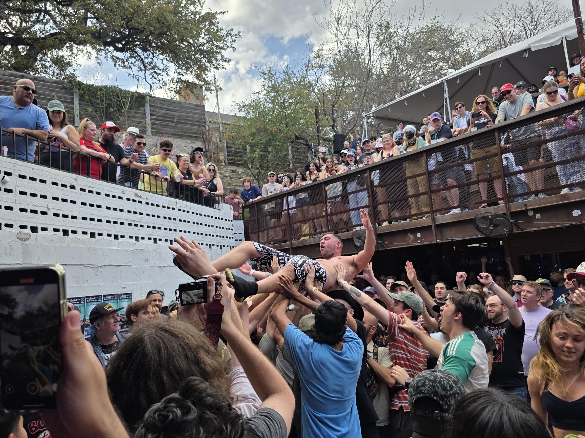 Manchester band Maruja at Mohawk during SXSW