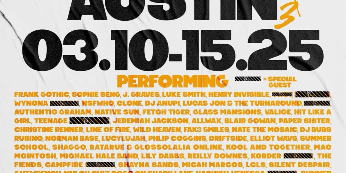 It's A Van Fest poster for March 2025