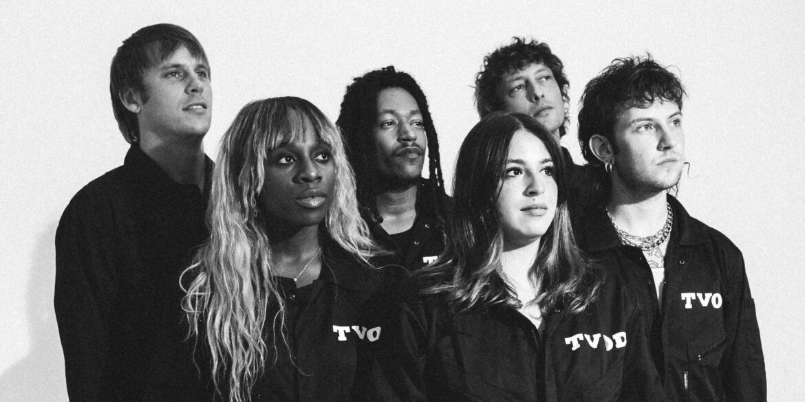 The six members of the band TVOD
