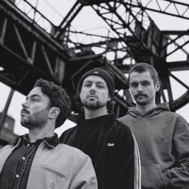 The three members of the band YARD