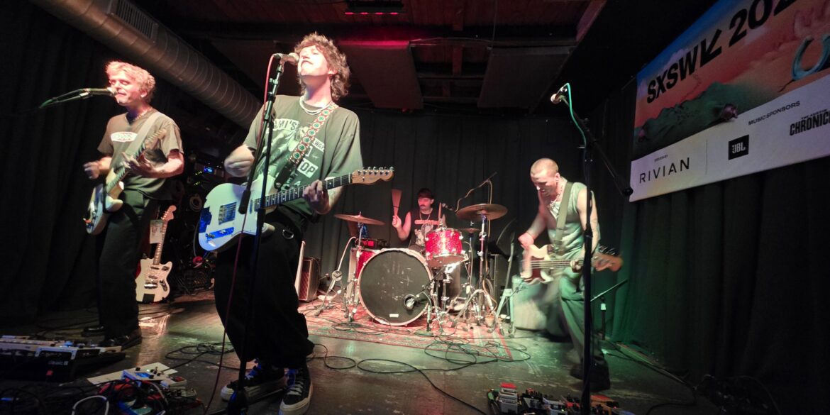 Bakers Eddy onstage at SXSW