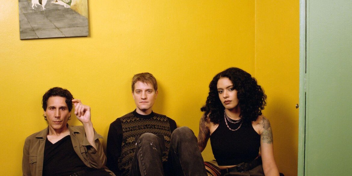 The three members of the band The Wants