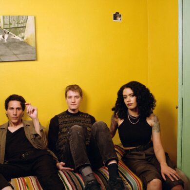 The three members of the band The Wants