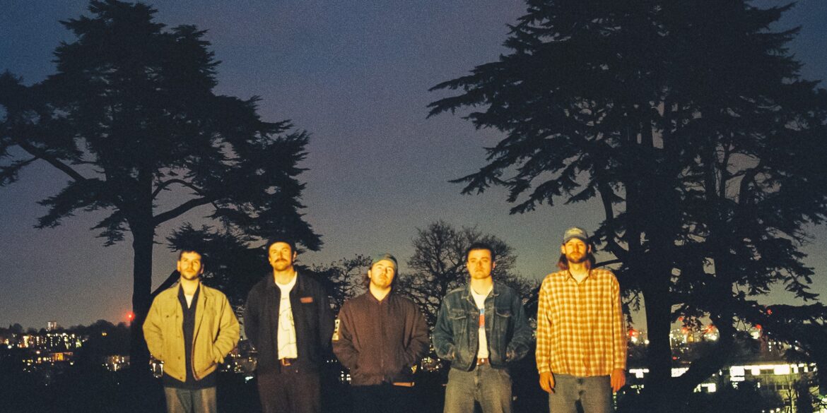 The five members of the band Eades