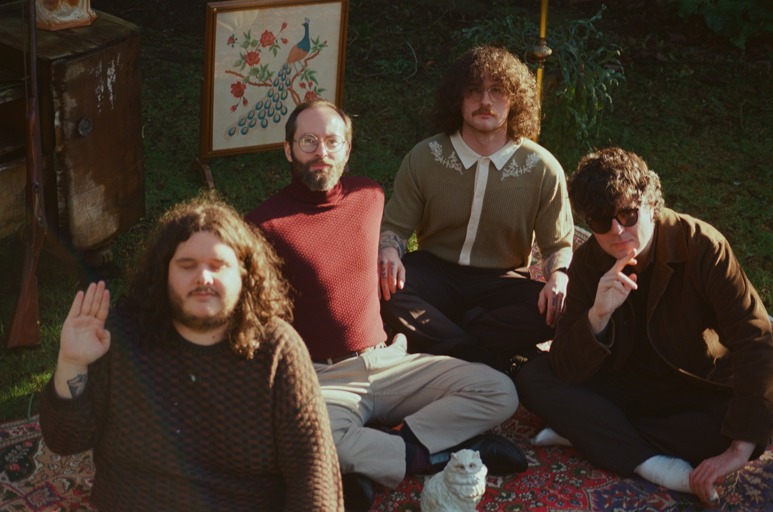 The four members of the band Junk Drawer