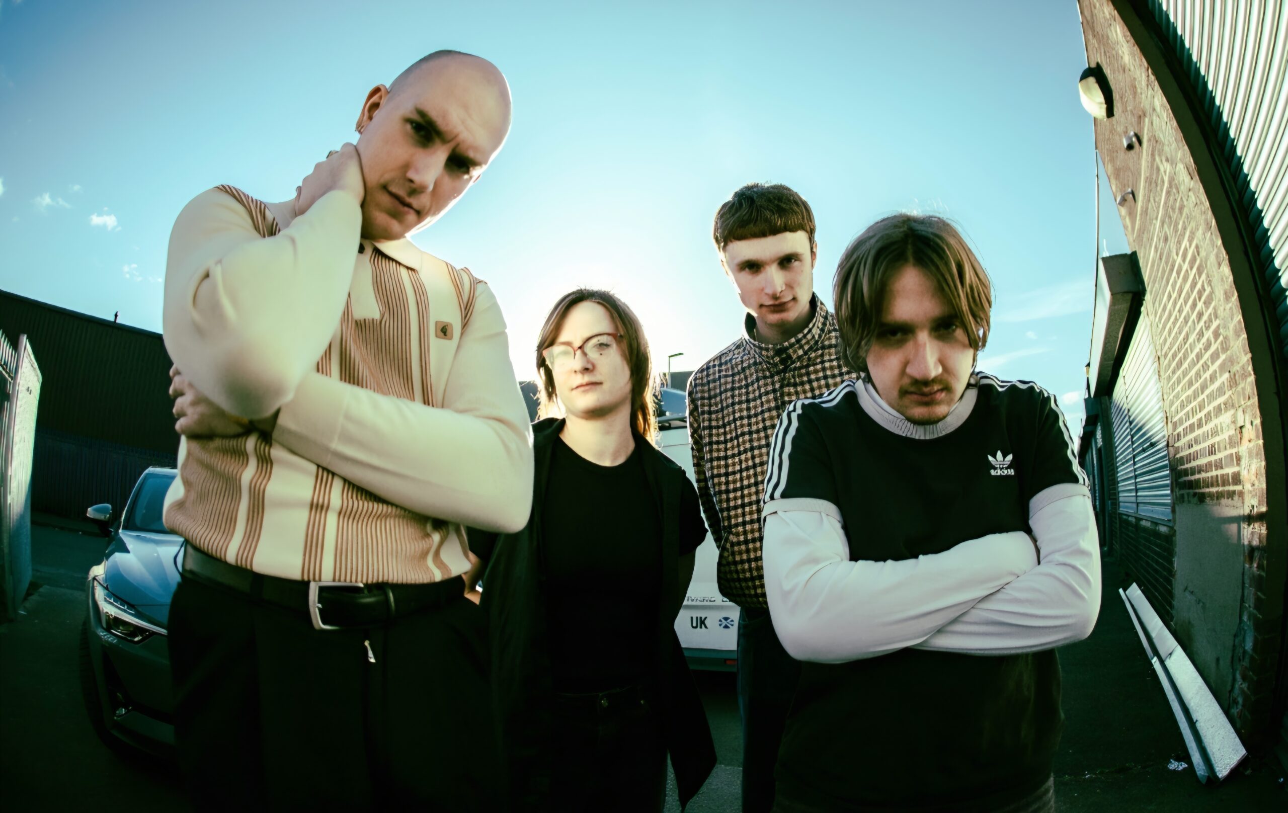 The four members of the band Soapbox