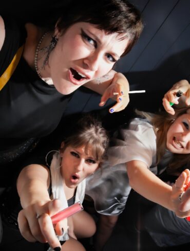 The four members of the Welsh band Panic Shack