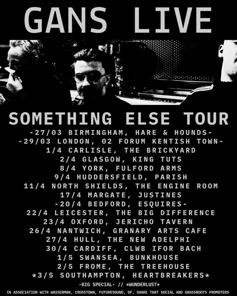 LIVE: GANS / Lucky Number Seven - The Tree House, Frome, 02/05/2025 25 GANS poster