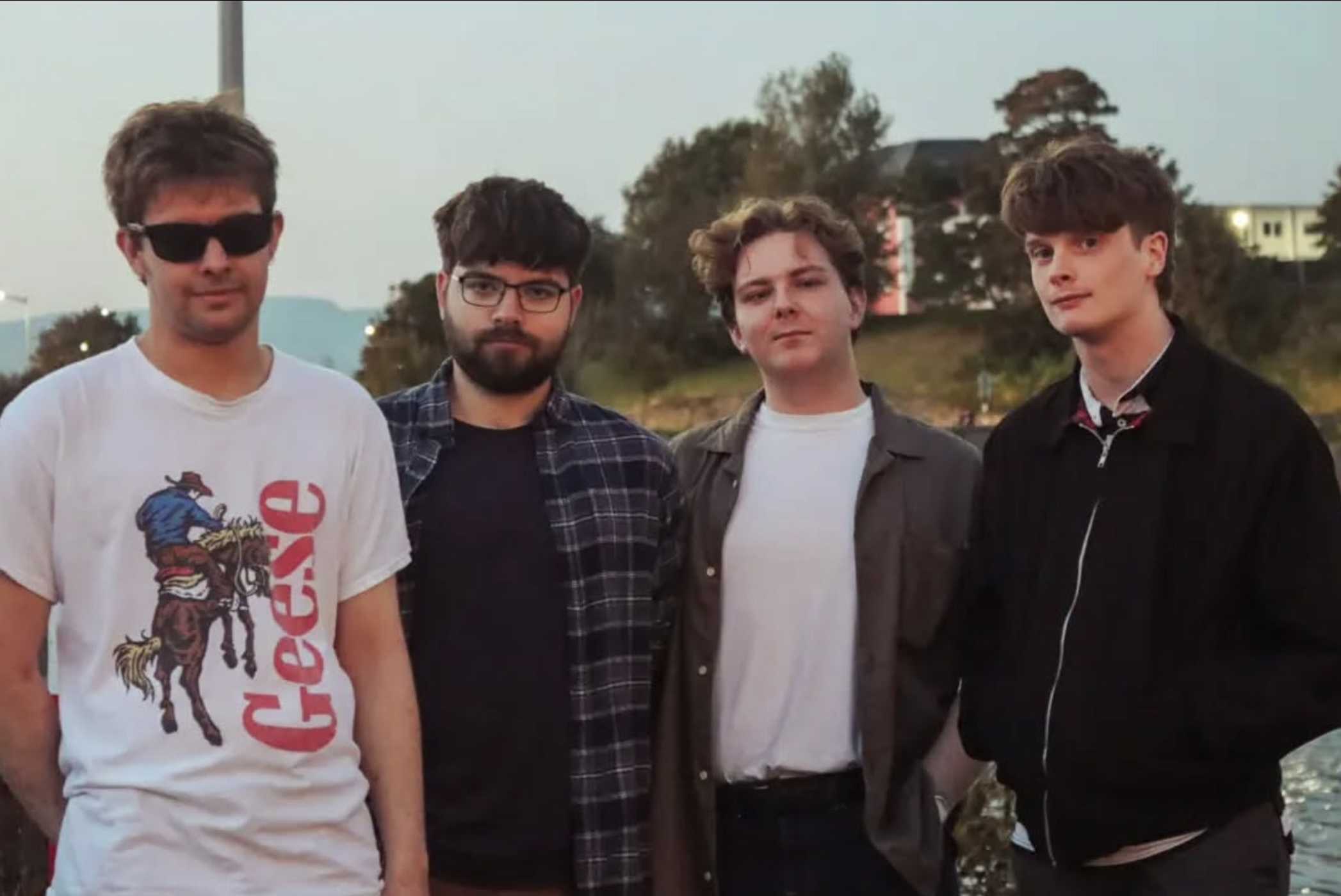 The four members of the Irish band Some Remain