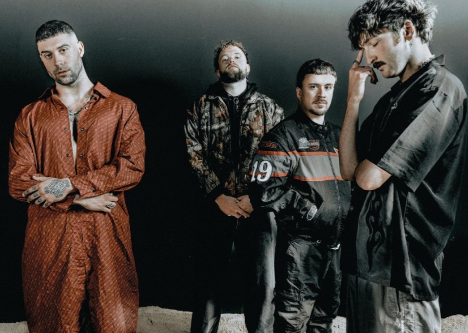 The four members of the Manchester band Maruja