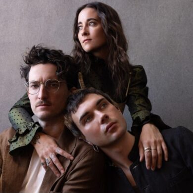 The three members of the band Nation of Language