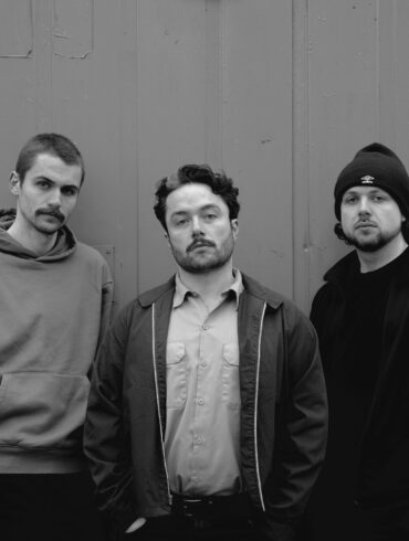 The three members of the Irish band YARD