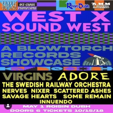 West x Sound West showcase poster